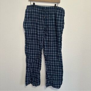 Men’s Faded Glory Navy Flannel Sweatpants – Size Large